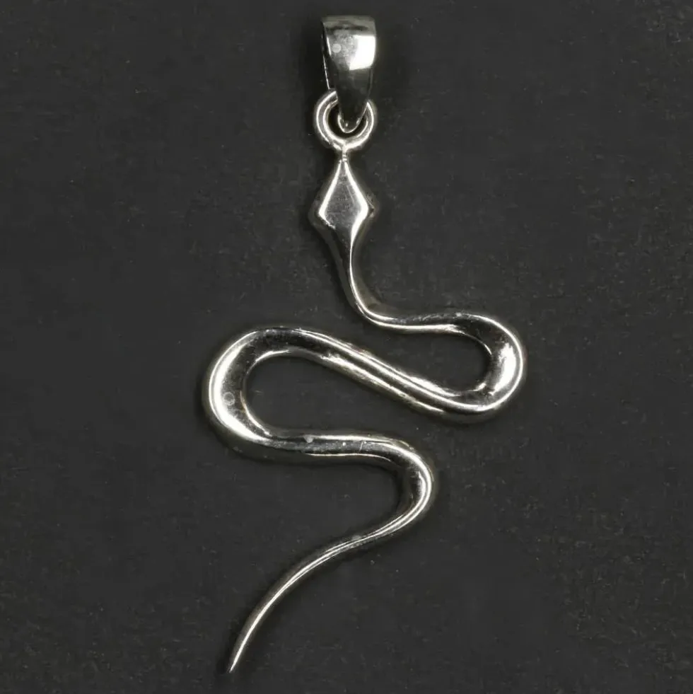 Schlange Schmuck Kettenanhänger 925 Silber