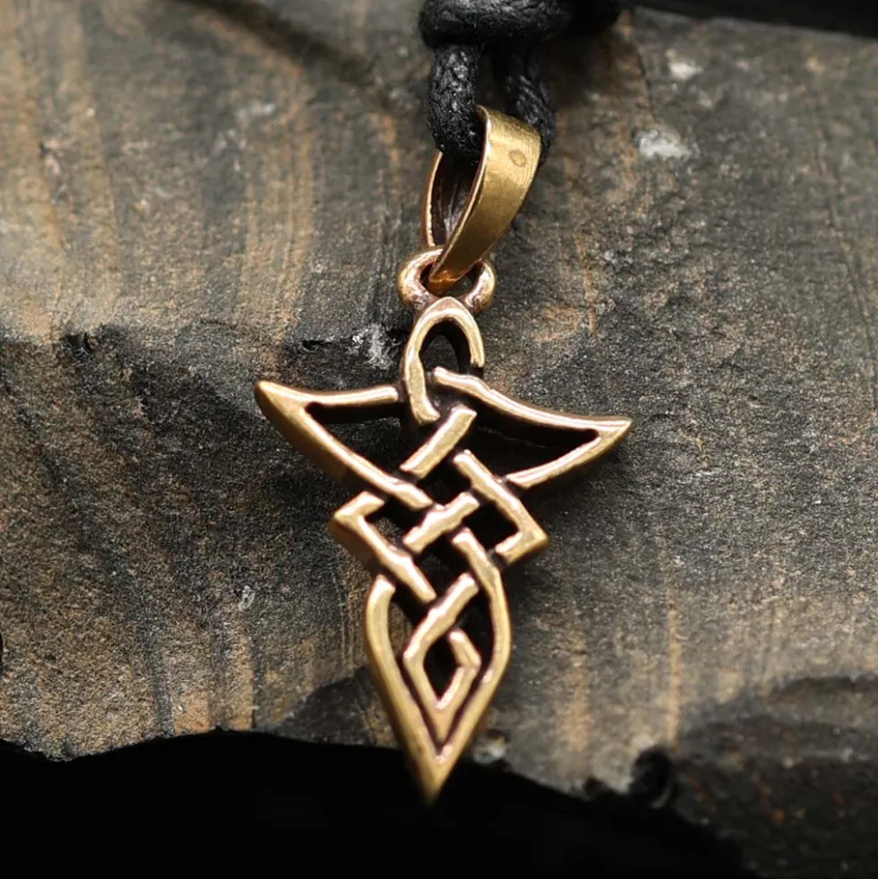 Schmuck Bronze keltischer Anhänger Dreieck