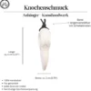 Schmuck Rabe Schädel Knochen Kette