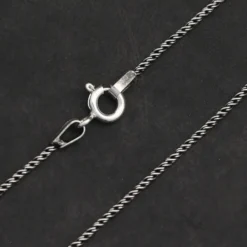 Silberkette gedreht 1,3 mm Halskette 925 Silber