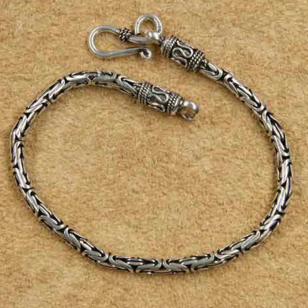 Silberschmuck Armband Königskette 2,5mm 925 Silber