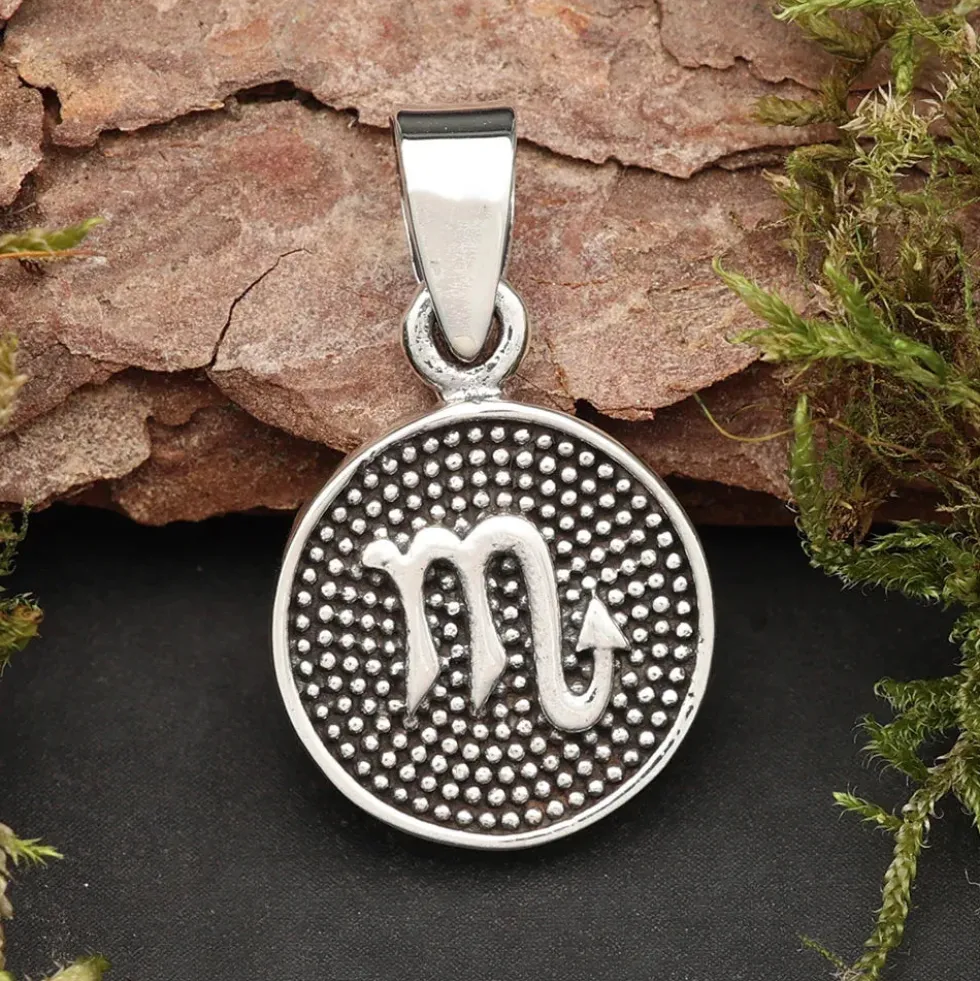 Skorpion Schmuck Astrologie Sternzeichen 925 Silber Anhänger Schmuck