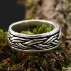 Spinner Ring Silber drehbarer Innen Ring 925 Silber