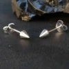 Spitze Ohrstecker Sterlingsilber Ohrring