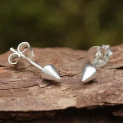 Spitze Ohrstecker Sterlingsilber Ohrring