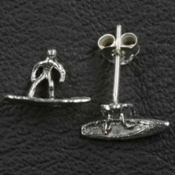 Surfer Ohrstecker 925 Silber Ohrschmuck