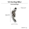 Taucher Anhänger Schmuck 925 Silber Kettenanhänger
