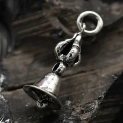 Tempelglocke Kettenanhänger 925 Silber Schmuck