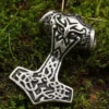 Thor Hammer massiv 925 Silber Schmuck Anhänger