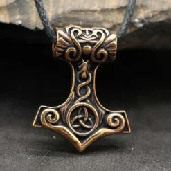Thorshammer Bronze Schmuck Tri