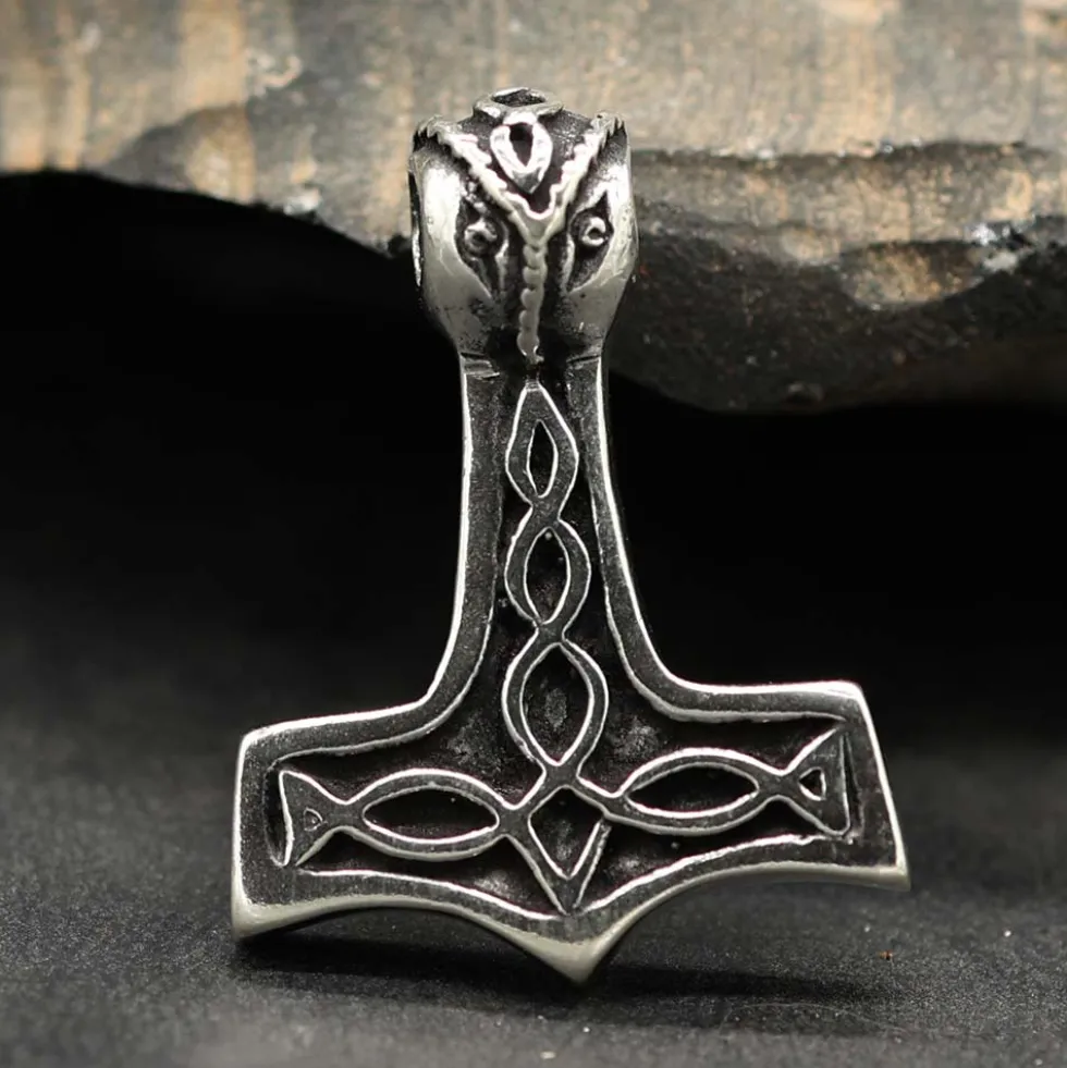 Thors Hammer fein Schmuck Anhänger aus Silber 925