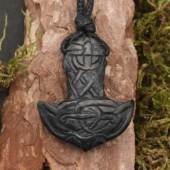 Thors Hammer Halskette Horn Schmuck Anhänger Kette