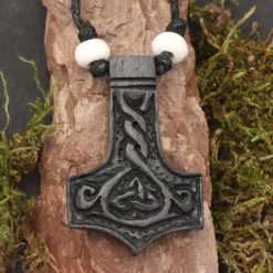 Thorshammer Horn Schmuck Anhänger Halskette