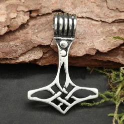 Thors Hammer klein Kettenanhänger Silberschmuck 925 Silber