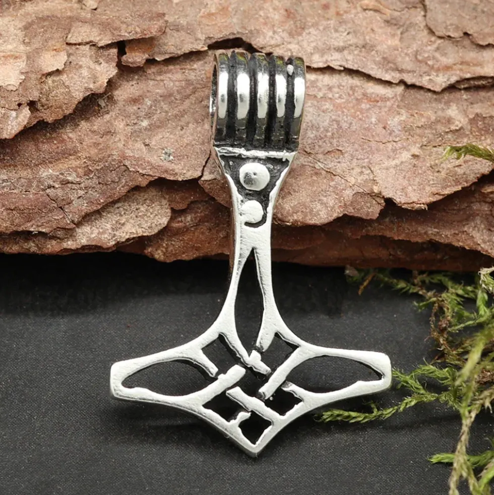 Thors Hammer klein Kettenanhänger Silberschmuck 925 Silber