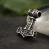 Thors Hammer Schmuck Kettenanhänger 925 Silber