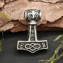 Thors Hammer Schmuck Kettenanhänger 925 Silber