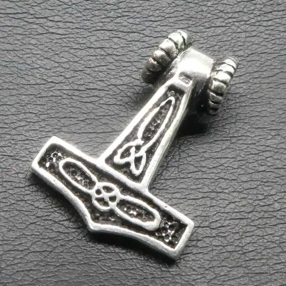Thors Hammer Schmuck Kettenanhänger 925 Silber
