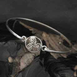 Triskel Armreif Damen Armschmuck 925 Silber Keltisch