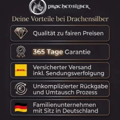 Triskel im Runen Ring 925 Silber Anhänger Triskelion