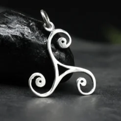 Triskelion Schmuck Anhänger 925 Silber Triskel