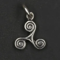 Triskelion Schmuck Triskel Silber Kettenanhänger 925 Silber