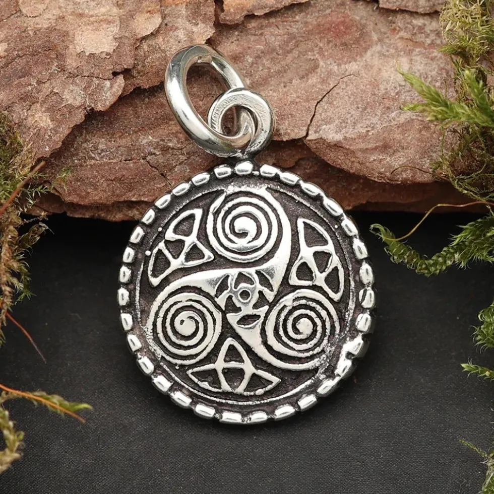 Triskel Schmuck Anhänger fein 925 Silber Kettenanhänger