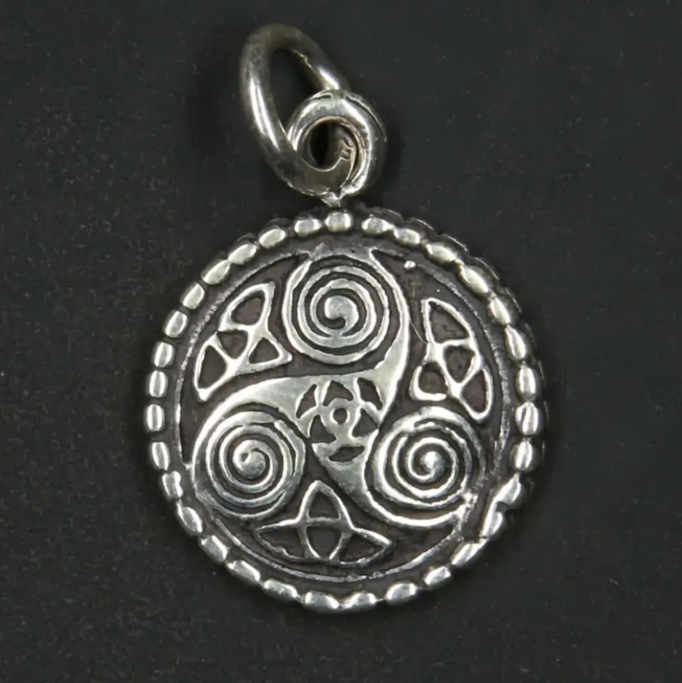 Triskel Schmuck Anhänger fein 925 Silber Kettenanhänger