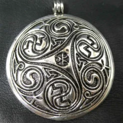 Triskel Silber Anhänger riesig massiv schwer Keltischer Schmuck 925 Silber