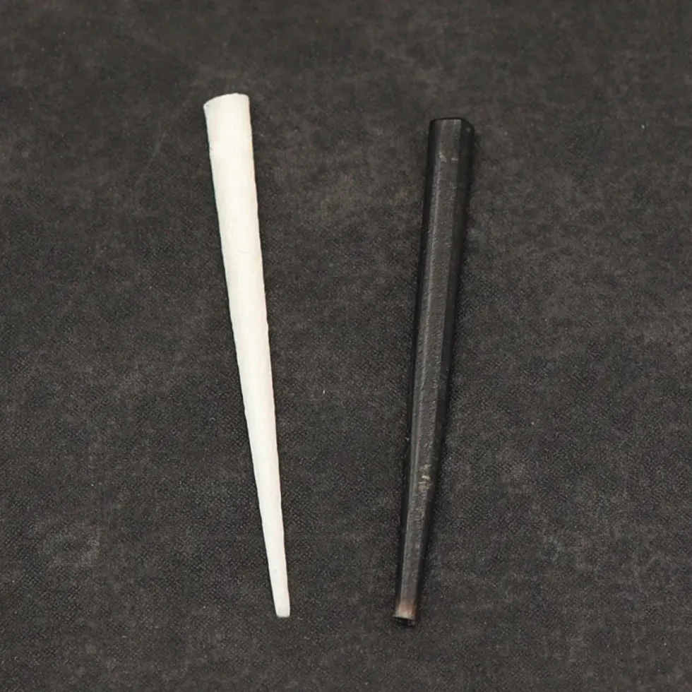 Verschluß aus Horn / Knochen für Creolen aus Holz Horn Knochen