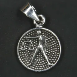 Waage Schmuck Astrologie Sternzeichen 925 Silber Anhänger Schmuck