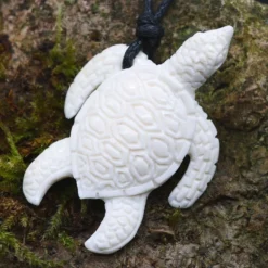 Wasserschildkröte Schmuck aus Knochen Kette