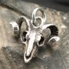Widder Schmuck Anhänger aus 925 Silber Widderkopf