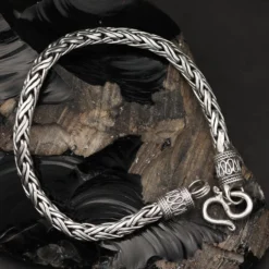 Wikinger Armband Herren Damen 925 Sterlingsilber Armschmuck