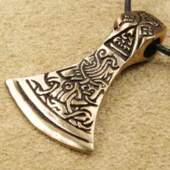 Wikinger Axt Anhänger Schmuck Bronze Mammenaxt