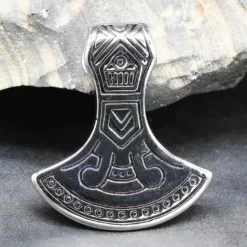 Wikinger Axt Edelstahl Beil Thorshammer Odin Schmuck