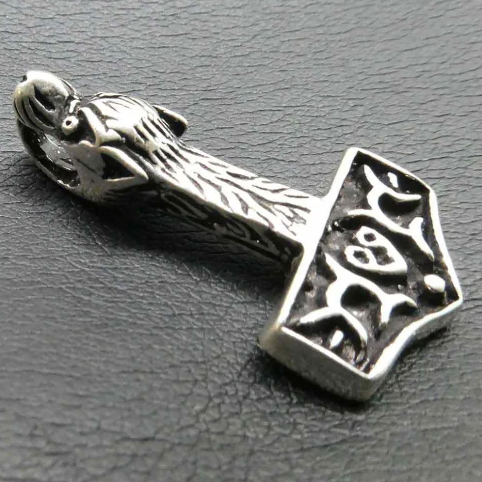 Wolfshammer Schmuck Anhänger aus 925 Silber