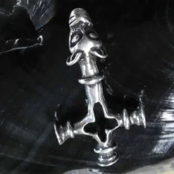 Wolfskreuz Schmuck Anhänger aus 925 Silber