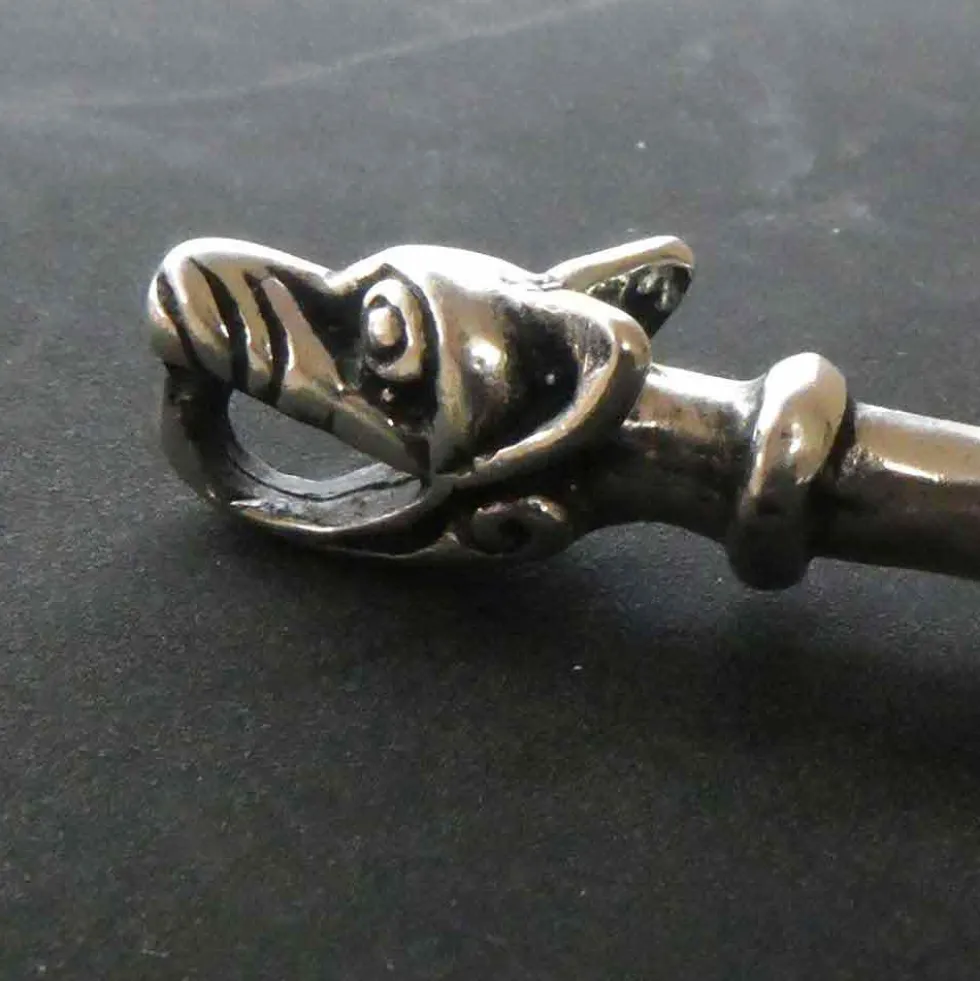 Wolfskreuz Schmuck Anhänger Silber Wikinger groß massiv 925 Silber
