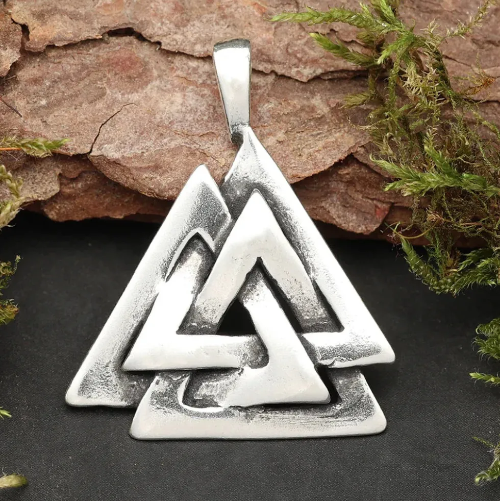 Wotans Knoten Schmuck Kettenanhänger 925 Silber keltischer Anhänger