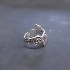 Zehenring Rose Schmuck Sommer 925 Silber Fußschmuck