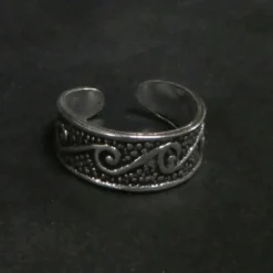 Zehenring Welle Schmuck Sommer 925 Silber Fußschmuck